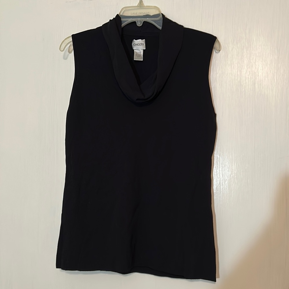 Chico’s Sleeveless Cowl Neck Sweater